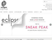 Tablet Screenshot of eclipsefurniture.com.au